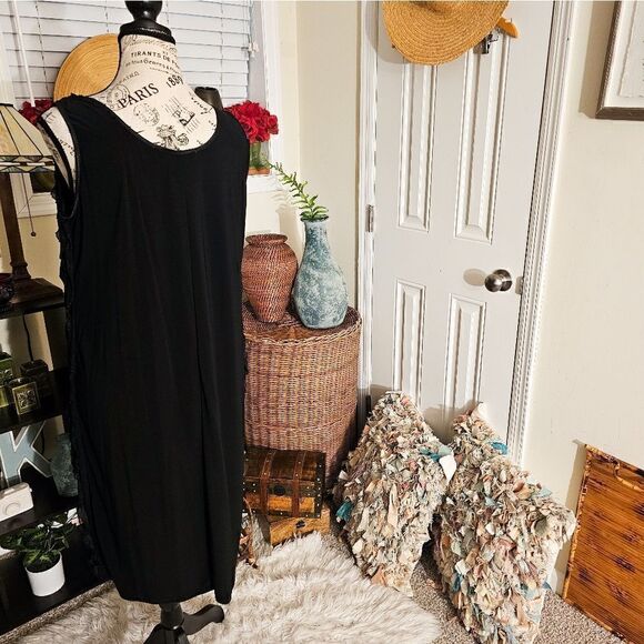 New VTG Roaman's Ruffle Detail Party Sheath Dress. 1XL FIT - Picture 5 of 15